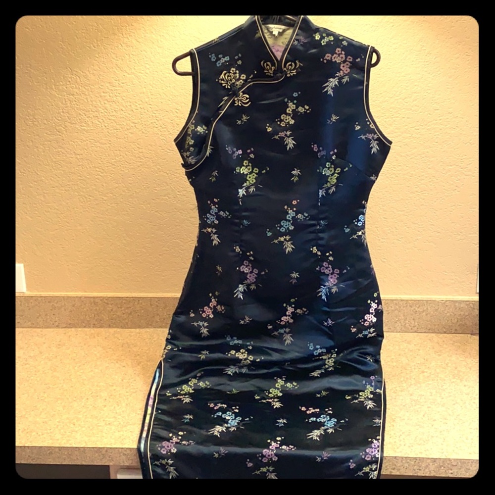 Cheongsam Black Oriental Shanghai Tang Dress